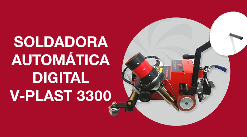 SOLDADORA AUTOMÁTICA DIGITAL V-PLAST 3300